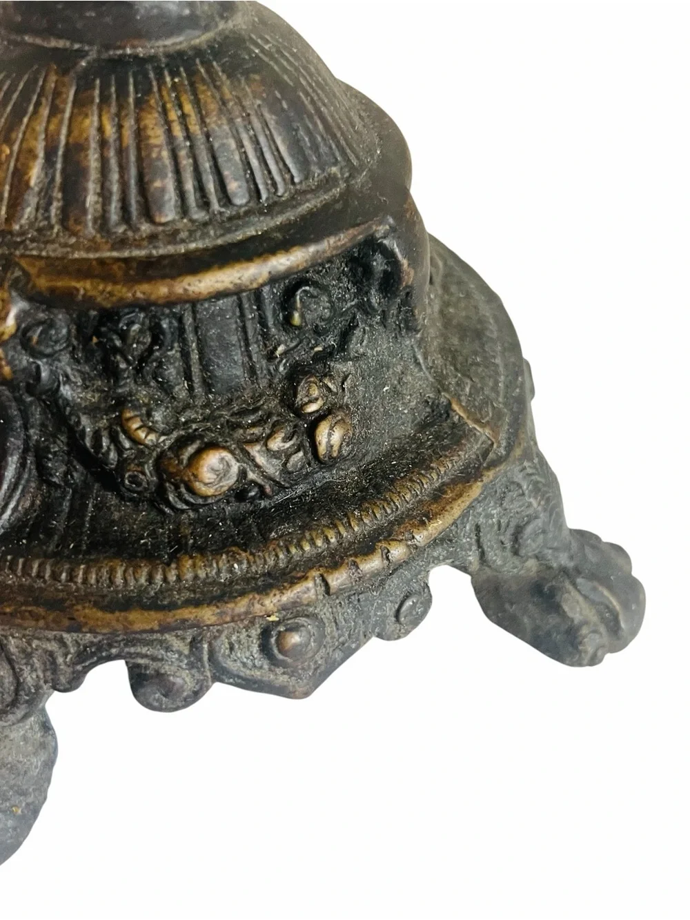 Antique Ornate Double Handle Vase -